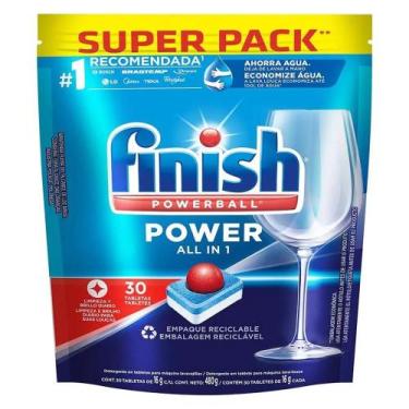 Imagem de Detergente em pastilha para maquina de lavar loucas com 30 unidades po