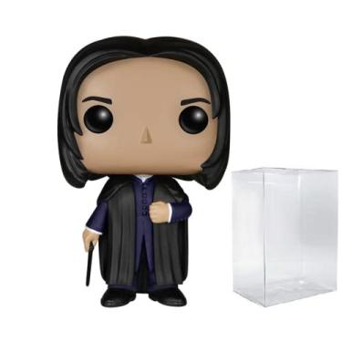 Imagem de Harry Potter - Boneco de vinil Funko Pop! Severus Snape #05 (com capa protetora compatível com caixa pop), multicolorido, 9,5 cm