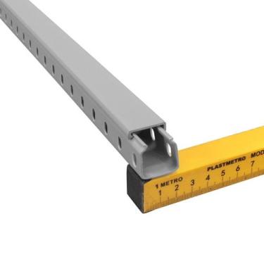 Imagem de Canaleta de PVC Semiaberta 20x20mm (2x2cm) - Hellermann Tyton HD1PF