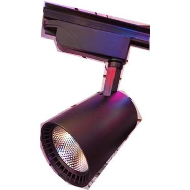 Imagem de spot de led para trilho eletrificado 20w 6000k-6500k preta bivolt - te