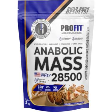 Imagem de Hipercalóricos Anabolic Mass 28500 Bulking Refil 3kg- Profit Laboratórios (3000g, Doce de Leite)