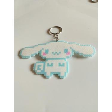 Imagem de Chaveiro Cinamoroll grande Pixel Art - Pixel Jipa 