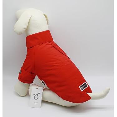Imagem de Petzzi Casaco trench coat para cães e gatos - Theodore (2GG, vermelho)