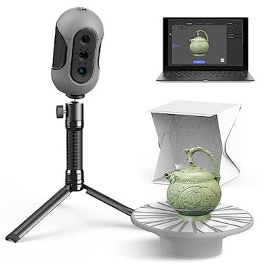 Imagem de YOOPAI Scanner 3Dmakerpro Mole 3D, Resolução de 0,1 Mm, Alta Precisão de 0,05 Mm com Velocidade de Digitalização de 10 Fps, Mesa Giratória Portátil Compatível com Digitalização Em Cores de Modos Duplo
