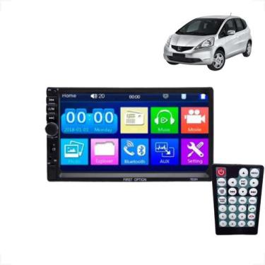 Imagem de Central Multimídia MP5 2 Din 7 Polegadas Honda Fit 2001 2002 2003 2004