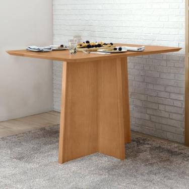 Imagem de Mesa de Jantar 120x80cm Tampo Mdf no Glass Celebrare - Móveis Lopas