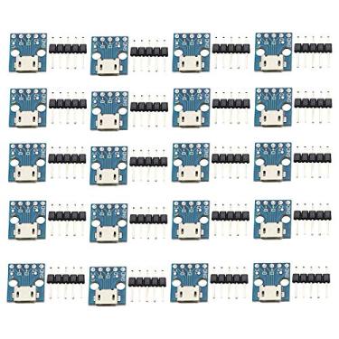 Imagem de VKLSVAN 20 Peças Micro Usb Para Placa De Circuito Impresso Dip 5 Pinos 2,54 Mm, Adaptadora Energia, Módulo Conversor Breakout V Design Ensaio Fornecimento Faça Você Mesmo