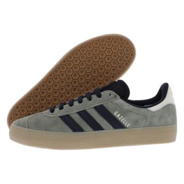 Imagem de adidas Tênis masculino Cblack/Ftwwht/Goldmt unissex Gazelle ADV Core blackFtwr Branco/dourado met. 48 EUA, Olive Strata/Core Black/Ecru Tint, 11 Women/10 Men