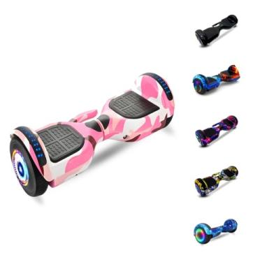 Imagem de Hoverboard Skate Elétrico Com Alça Bluetooth LED Original (PINK)