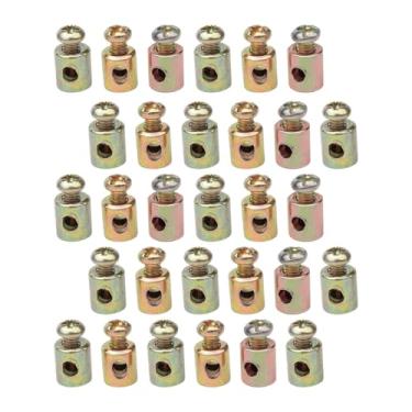 Imagem de KiBcsLic 30 peças de grampos de trava para cabos, peças de reparo, embreagem, freio, acelerador, cabos para kart, cortador de grama, trator, motocicleta