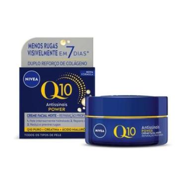 Imagem de Creme Hidratante Facial Nivea Q10 Plus Noturno 50 g - NIVEA DERMO