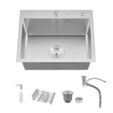 Imagem de Cuba Cozinha Gourmet Aço Inox 304 Tamanho 50x40x21cm Gowff