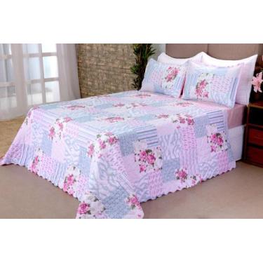 Imagem de Kit 3 Pçs Cobre Leito Casal Queen Bouti Garden - DECCORALLE