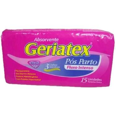 Imagem de Absorvente Pós-Parto Geriatex - 15 unidades