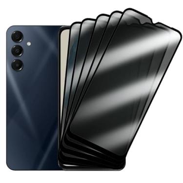 Imagem de 5 Películas De Privacidade Vidro Temperado Para Samsung Galaxy M35 Anti Curioso Tela Privativa