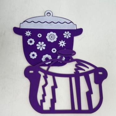 Imagem de Descanso de Panela em Silicone Antitérmico - ZEIN, Roxo