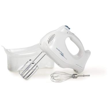 Imagem de Batedeira de Mão com 6 Velocidades e Acessórios, 275W, Branca, 110v, HAMILTON BEACH 62695V, Branco