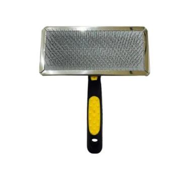 Imagem de Rasqueadeira Pet Plana Média com Bolinhas - Forpets