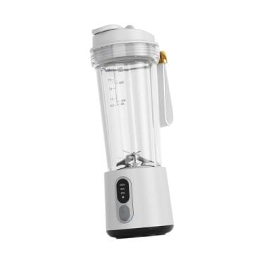 Imagem de ＫＬＫＣＭＳ Misturador portátil para frutas e shakes, copo espremedor, mini liquidificador, branco