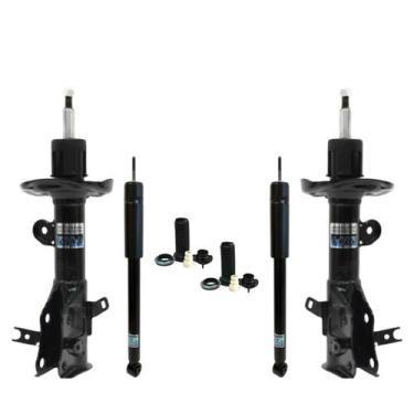 Imagem de 4 Amortecedor Dianteiro/Traseiro Civic 2.0 2016+Kit Batente - NAKATA, 