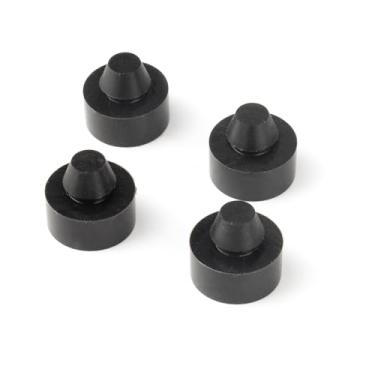 Imagem de XHSESA Almofadas para pés de forno de micro-ondas - 4 peças de base antiderrapante para peças de forno de micro-ondas Haier Galanz