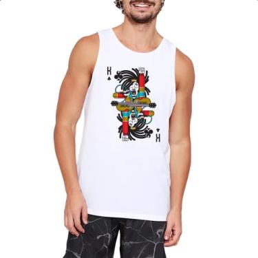 Imagem de Camiseta Regata Baralho Rei Bob Marley - Alearts, EG