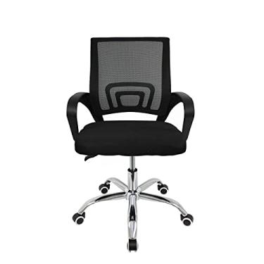 Imagem de Cadeira Escritorio Tok Giratória Baixa Preta 95x59,5x49cm