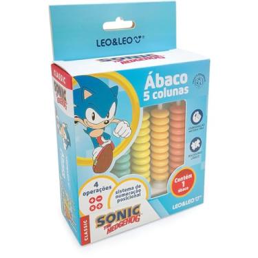 Imagem de Contador Ábaco, Leonora, Sonic, 5 Colunas, 50 Argolas