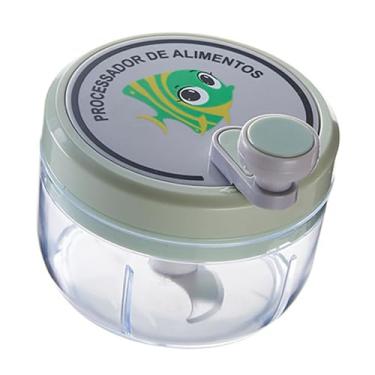 Imagem de Acouto Manual Chopper Masher - Altamente Eficiente, Multifuncional, Segura e Cozinha Ferramenta para Fácil Preparação de Refeições (Verde)