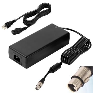 Imagem de Adaptador de fonte de alimentação CA CC 12V 10A com conector fêmea XLR Neutrix de 4 pinos para câmeras profissionais - Panasonic YAGH, Blackmagic ATEM Studio Pro, URSA Mini ou G1/G2