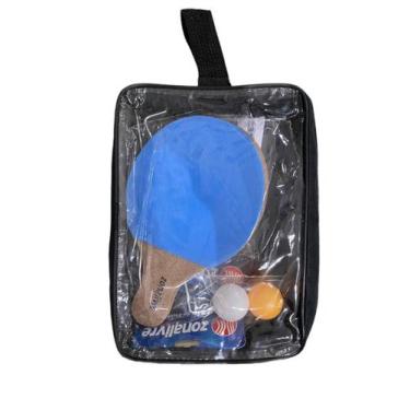 Imagem de Kit Ping-Pong e Tênis de Mesa Completo (Raquetes+Suporte+Rede+Bolinhas