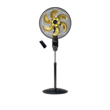 Imagem de Ventilador De Coluna Mallory Chronos 40 Cm Preto E Dourado 127V, 110V
