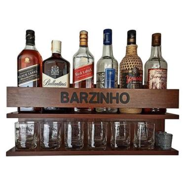Imagem de Barzinho Para Sala Barzinho De Parede - Barzinho - Imbuia - Co2Beer