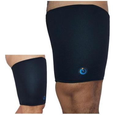 Imagem de Coxal Neoprene Ortopédico Compressão Esportes Exercícios M - Ideal Pro