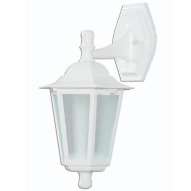 Imagem de Arandela Branca Luminária Parede 37cm Lâmpada E27 Bivolt Dital Grega Colonial