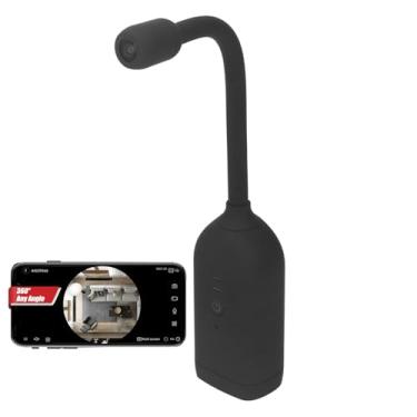 Imagem de Câmera remota panorâmica pescoço de ganso de 360 graus 1080p HD 2 Way Intercom Detecção de Movimento Câmera de Segurança Doméstica para Entusiastas de Fotografia