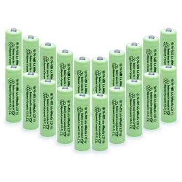 Imagem de Baterias de luz solar recarregáveis QBLPOWER AA 600mAh 1,2V