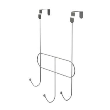 Imagem de Cabide Multiuso De Porta 3 Ganchos - Stolf Cromado