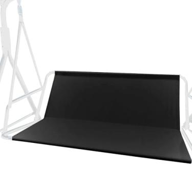 Imagem de Capa de substituição de assento giratório, capa de substituição de banco de cadeira Oxford engrossada 600D à prova d'água para cadeira de balanço externa para cadeira de balanço de 2/3 lugares, pátio