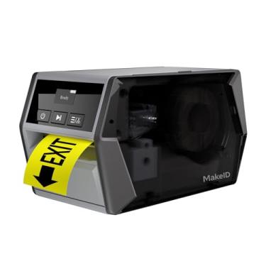 Imagem de Makeid Impressora industrial de etiquetas D50, cabeça de impressão de 5 cm, compatível com aplicativo móvel e editor de PC, bateria de íon de lítio de 2600 mAh, vem com etiquetadora resistente de 5 cm