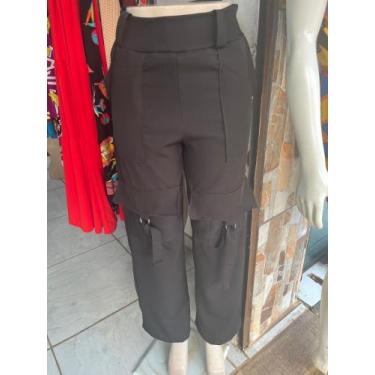 Imagem de Calça joger feminina moda alfaiataria -Tamanho M - Alta moda 