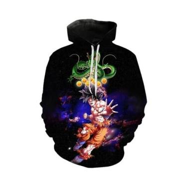 Imagem de Moletom Unissex 3D Dragon Ball Super Com Estampa Digital Para Homens, 