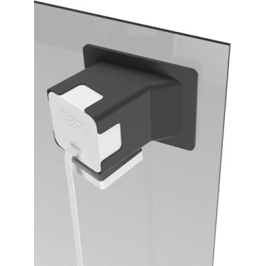 Imagem de Teccle Suporte De Janela Angular Para Wyze Cam V4 Cam V3, Inclina 20 Graus Em Todas As Direções, Através Da Janela Use Cam V4 (Preto, Pacote Com 1)