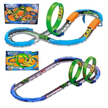 Imagem de Brinquedo Pista de Corrida Top Speed Loopping 360 Radical Carrinho - C