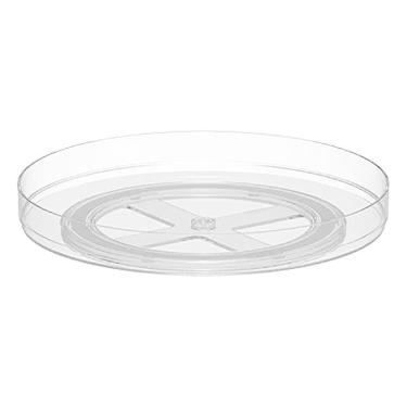 Imagem de Organizador Giratório Baixo Clear Natural 4x25,5x25,5cm OCG900NT - Ou