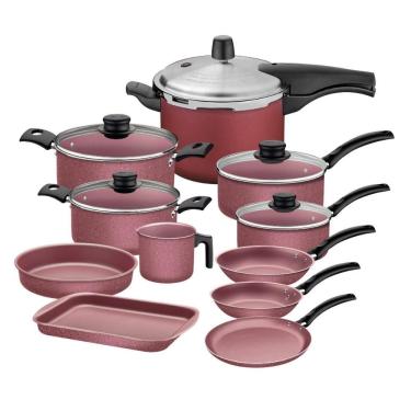 Imagem de Jogo De Panelas 11 Peças Com Panela Pressão Tramontina