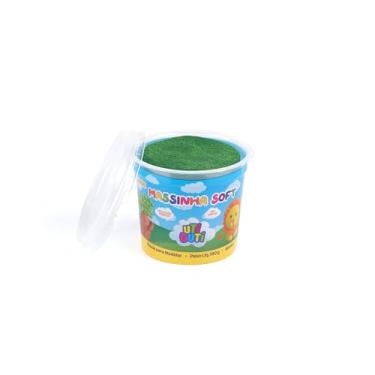 Imagem de UTIGUTI Massinha Soft Massa para Modelar Pote 140gr, Cor Verde Escuro