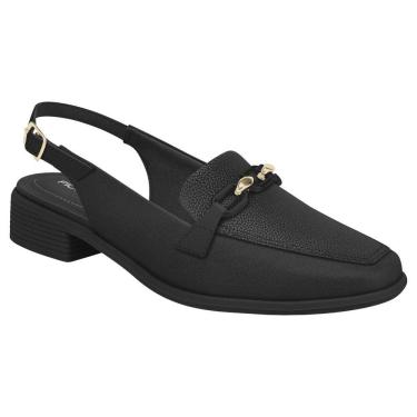 Imagem de Sapato Slingback Salto Baixo Piccadilly 662008 Feminino - Preto