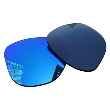 Imagem de Acefrog Lentes de reposição polarizadas de 1,5 mm para óculos de sol Oakley Frogskins OO9013, material atualizado, resistente a impactos - espelhado polarizado azul gelo - 1,5 mm