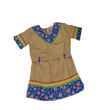 Imagem de Fantasia De Cangaceira De Tecido Infantil Maria Bonita